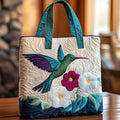 Bolsa acolchada con flores