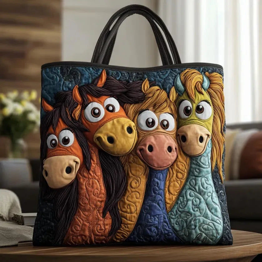 Bolsa artesanal con poni