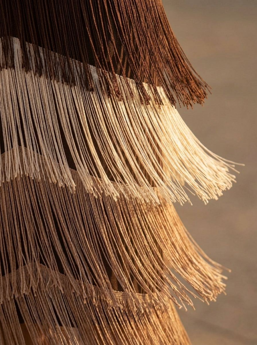 Vestido Flecos Salvia