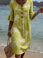 Vestido informal de mujer con estampado floral