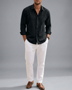 Camisa casual Giovanni Azul