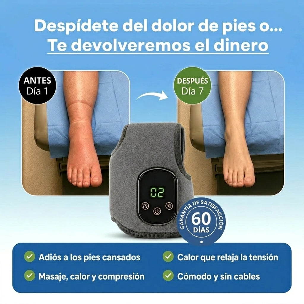 TheraPie™ — Masajeador 3-en-1 para Piernas Cansadas e Hinchadas